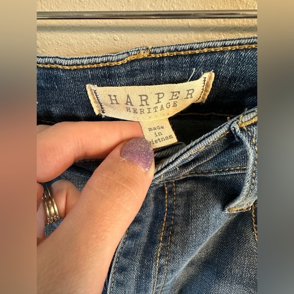 NWT Harper Heritage Heavy Distressed Straight - Picture 3 of 6